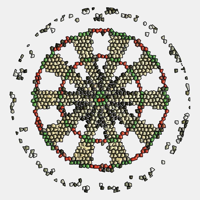 Dartboard Mosaic