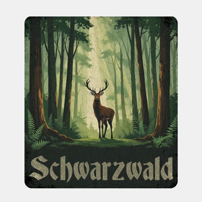 Schwarzwald mit Hirsch