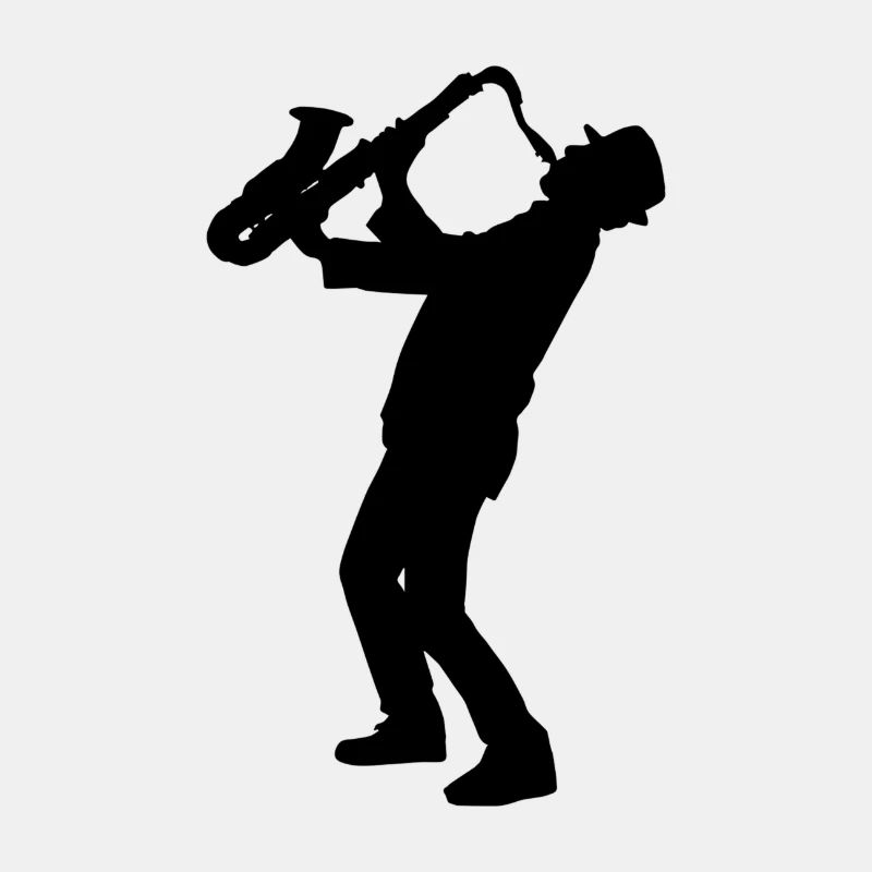 Saxophon Spieler Jazz Musik