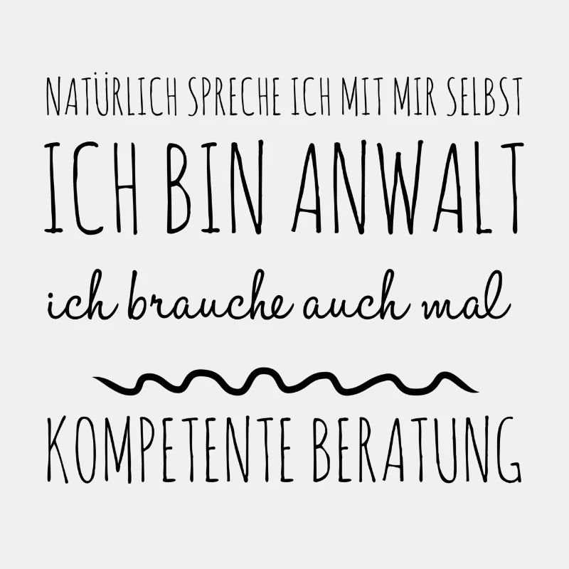 Lustige Geschenkidee Anwalt Kompetenz