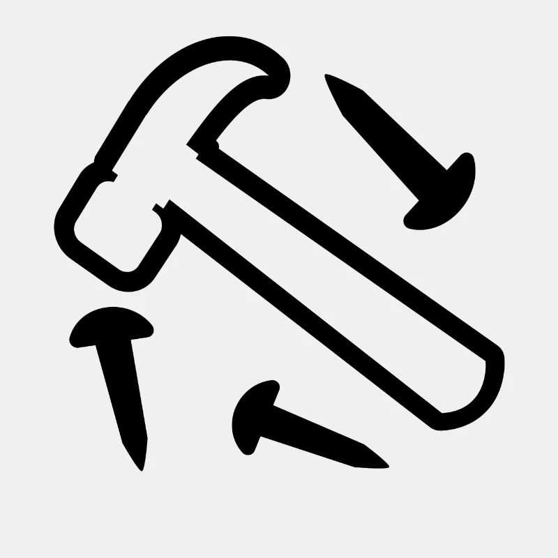 Hammer und Nagel