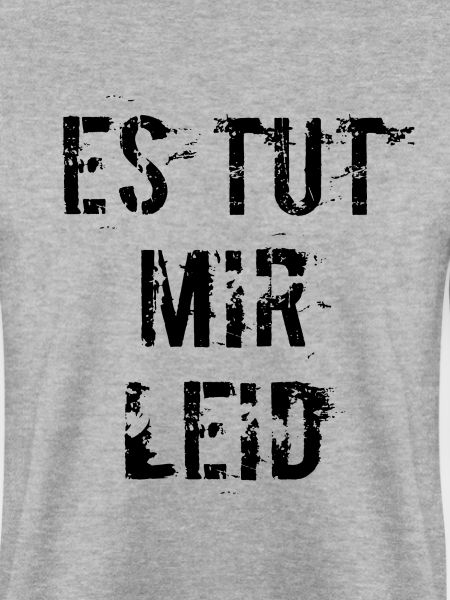 es tut mir leid