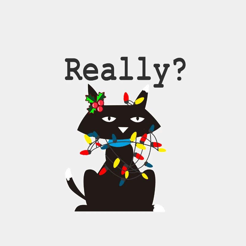 Weihnachten Katze
