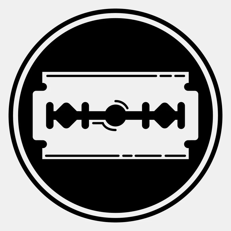 Rasierklinge Icon Symbol