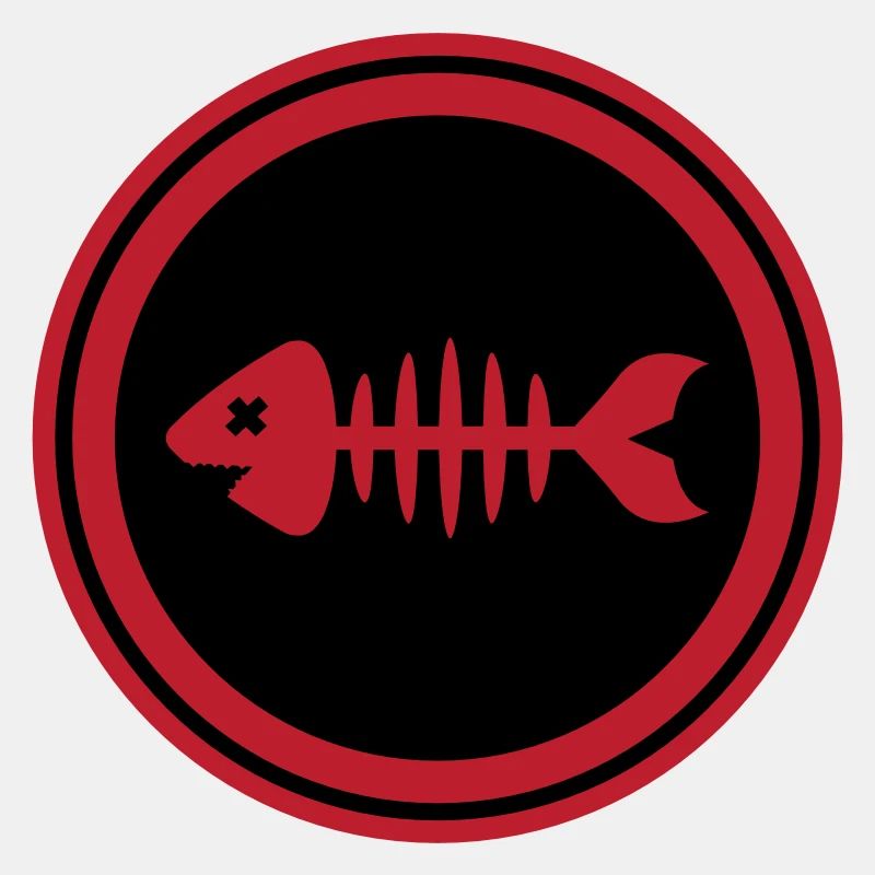 Os d’os symbole de poisson