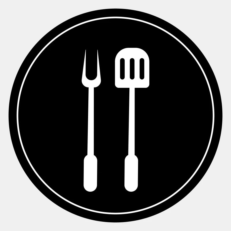 Grillzange Grillen Symbol