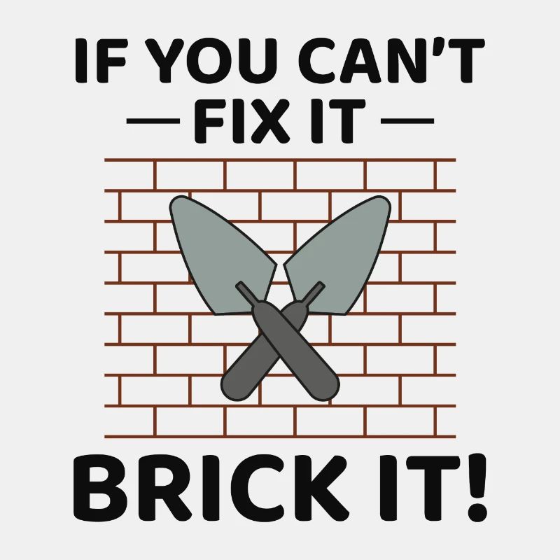 Brick It Up: Hilarious Bricklayer for DIY Lovers