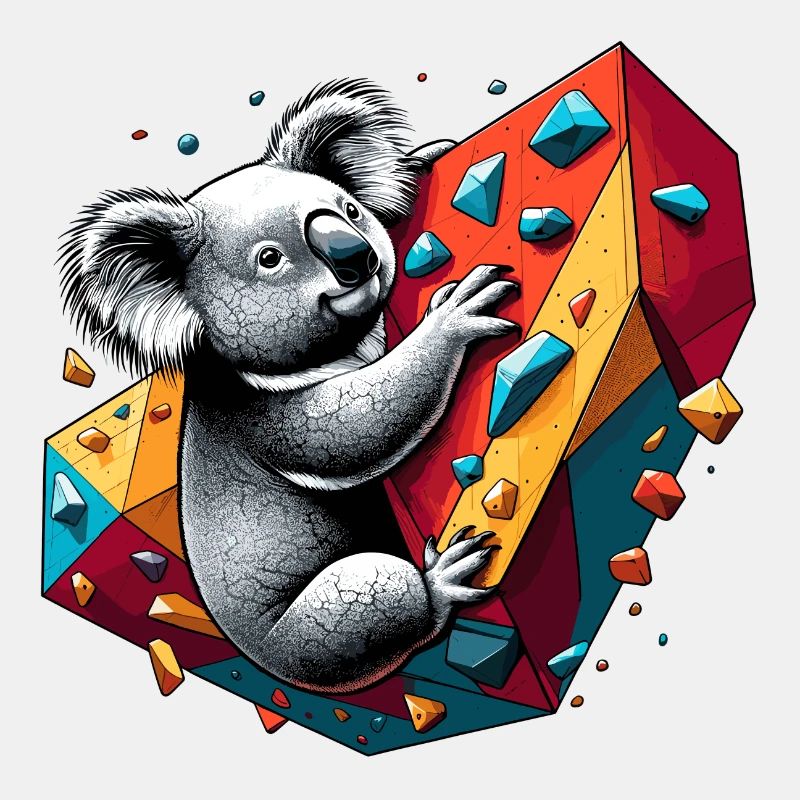 Bouldern Koala Geschenk