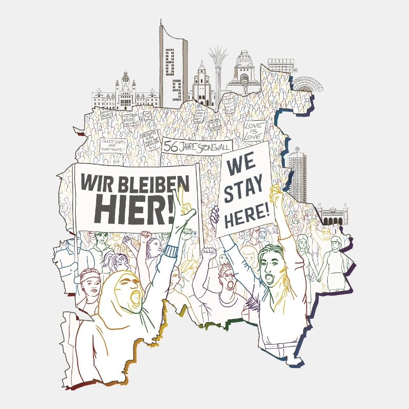 Wir bleiben hier! - CSD Leipzig 2025