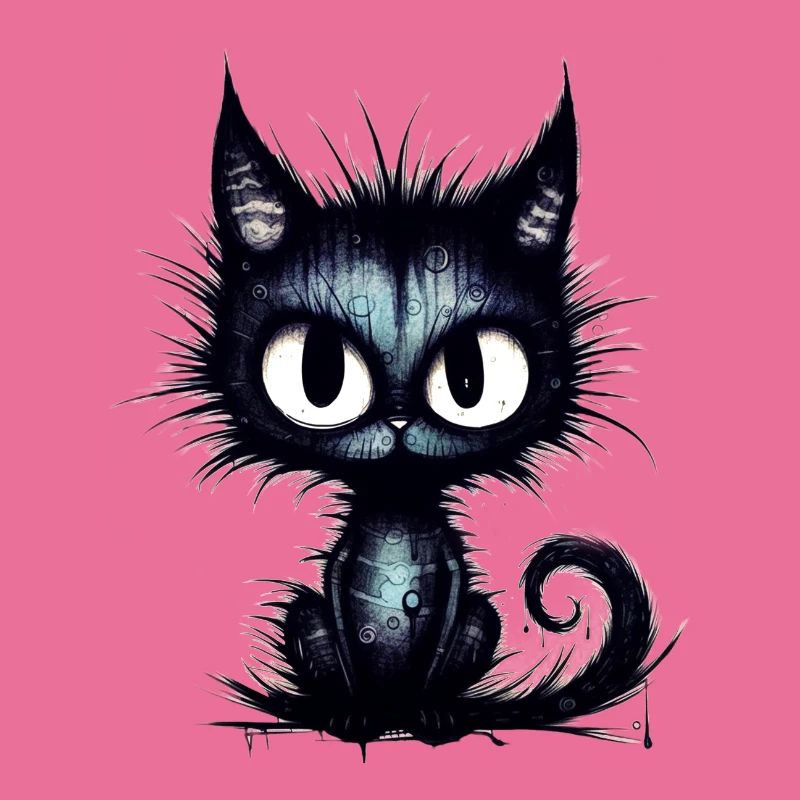Hässliche Katze