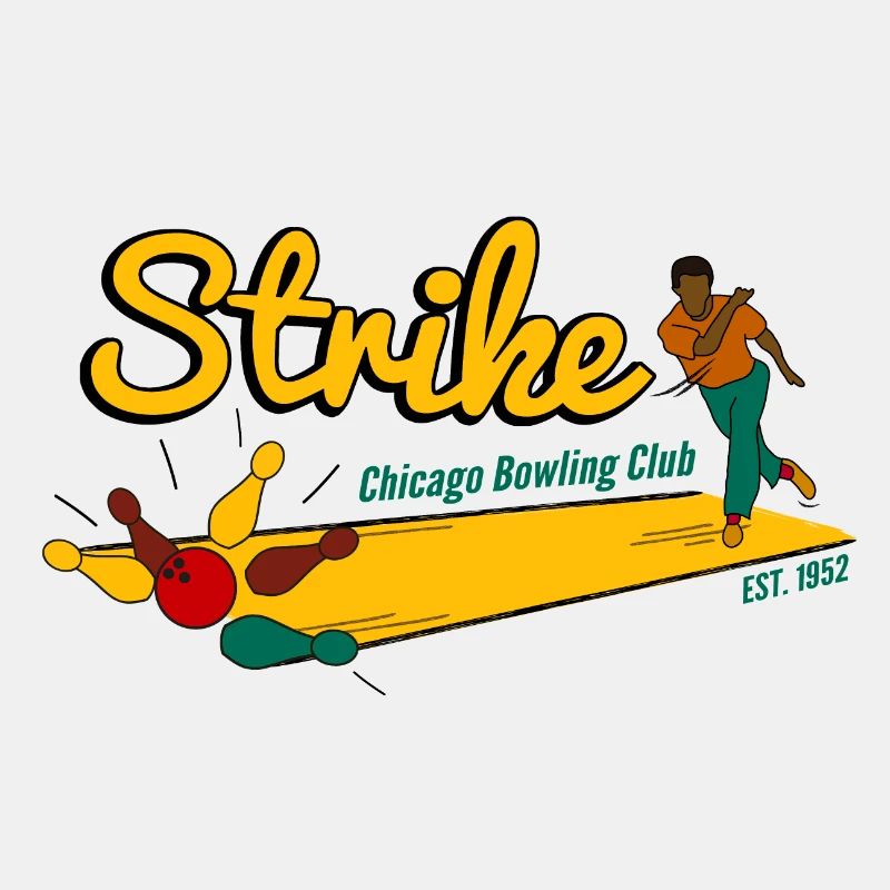 Retro Bowling Shirt Strike