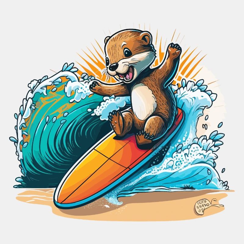 Surfs Up Otter