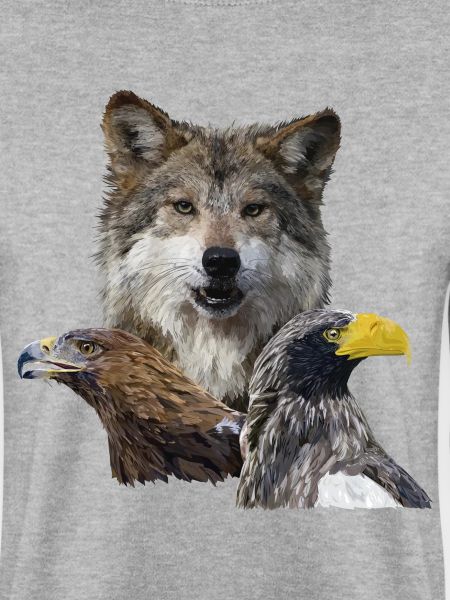 Wolf und Adler