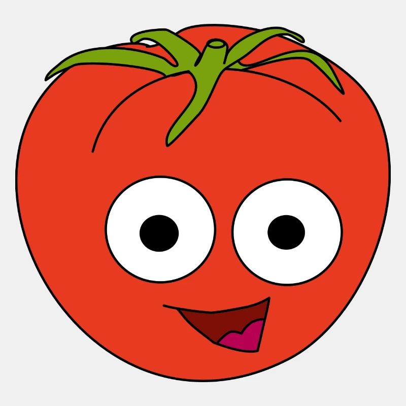 Tomate avec visage