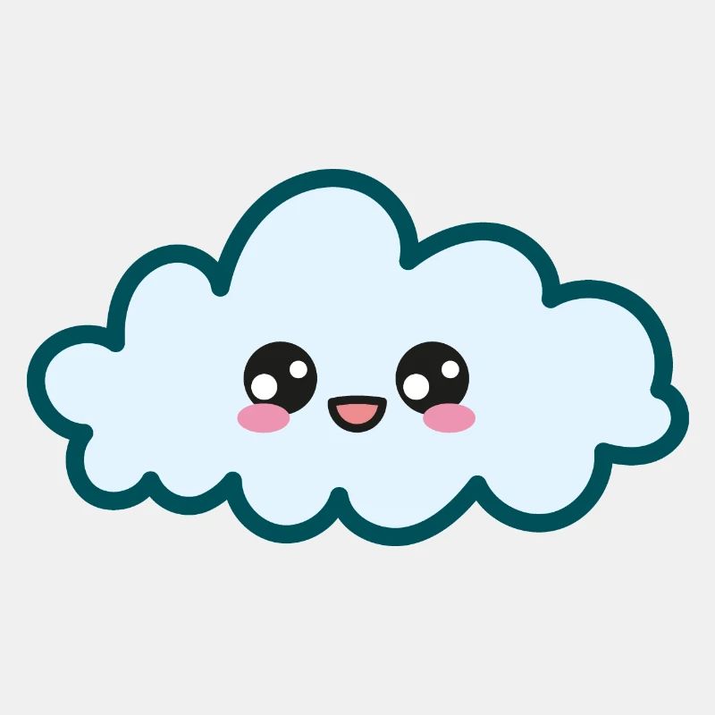 Wolke Süß Kawaii