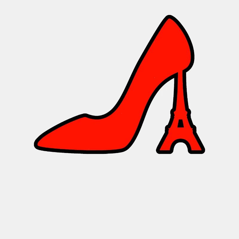 Tour Eiffel comme un talon de la chaussure cadeau
