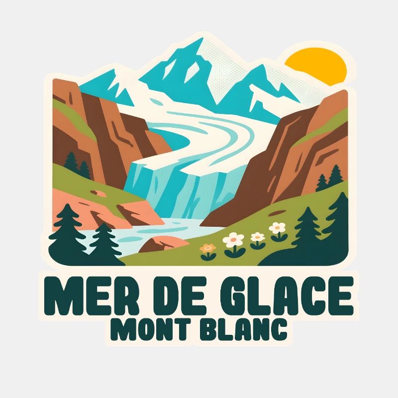 Mer de glace glacier