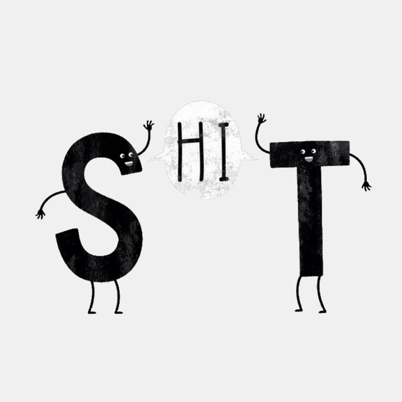 Shit Buchstaben