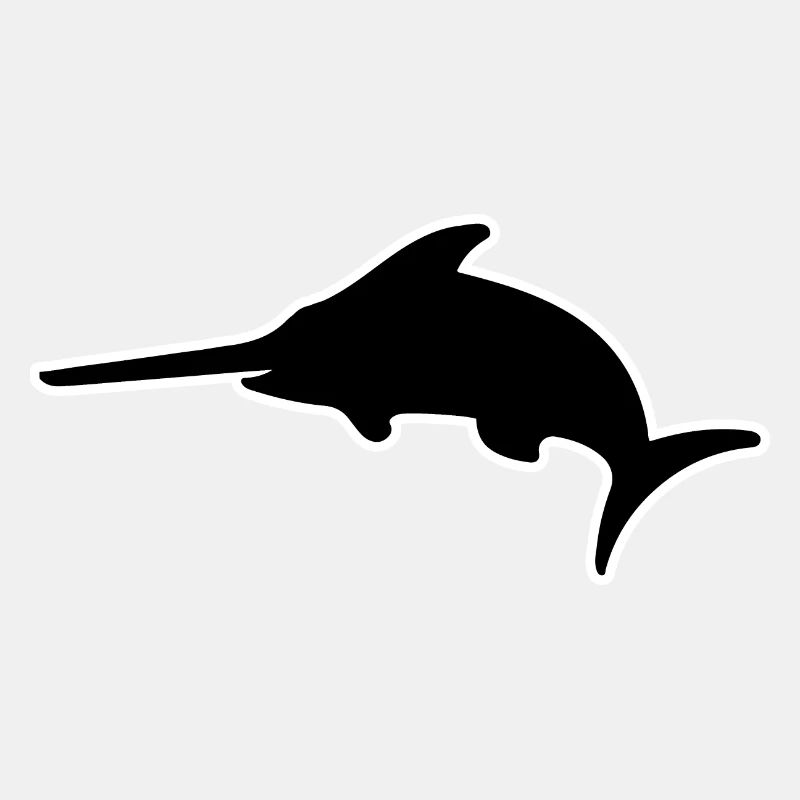 Schwertfisch Silhouette