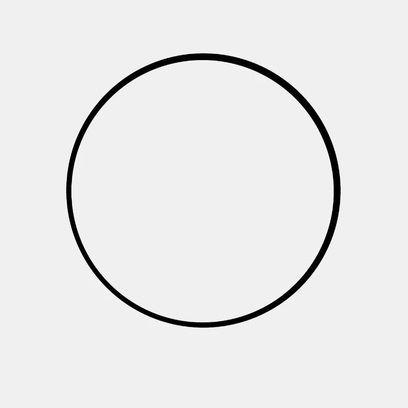 Black Circle Frame