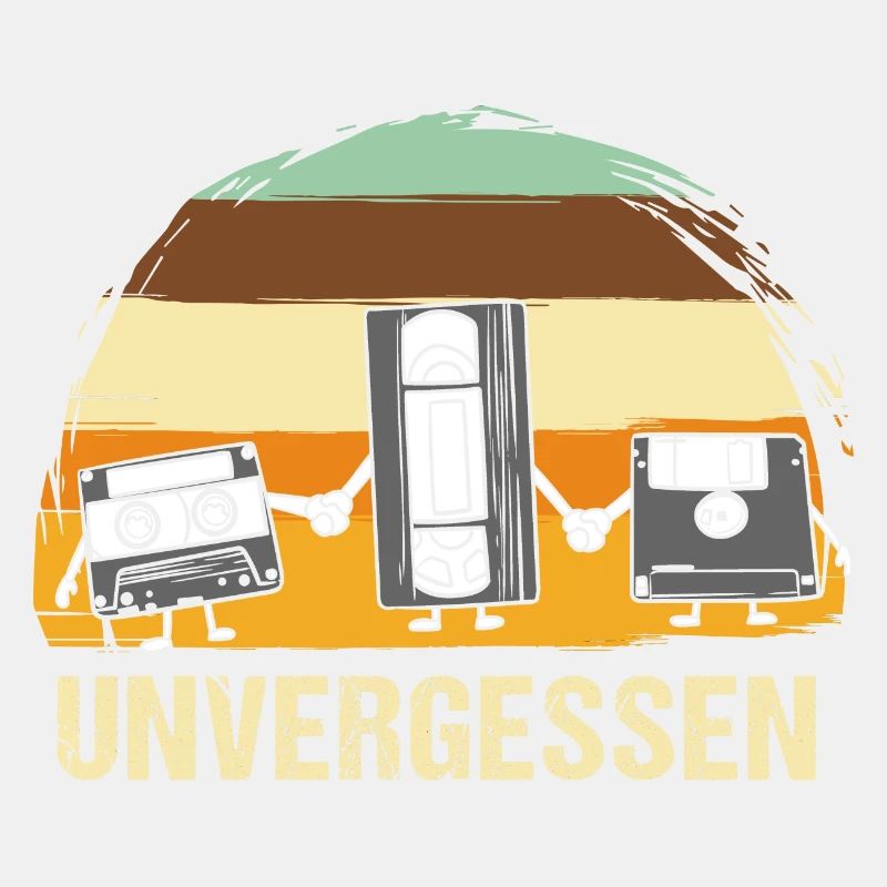 UNFORGETTABLE NEVER FORGET Retro Design Cassette