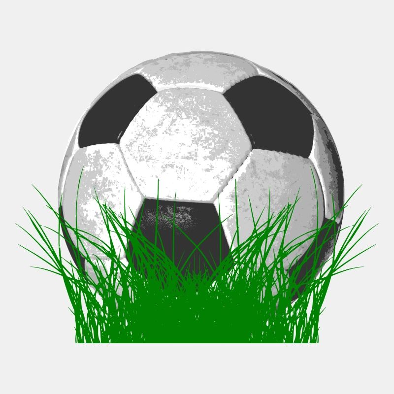 Fußball im Gras