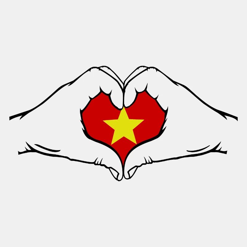 Vietnam Herzform