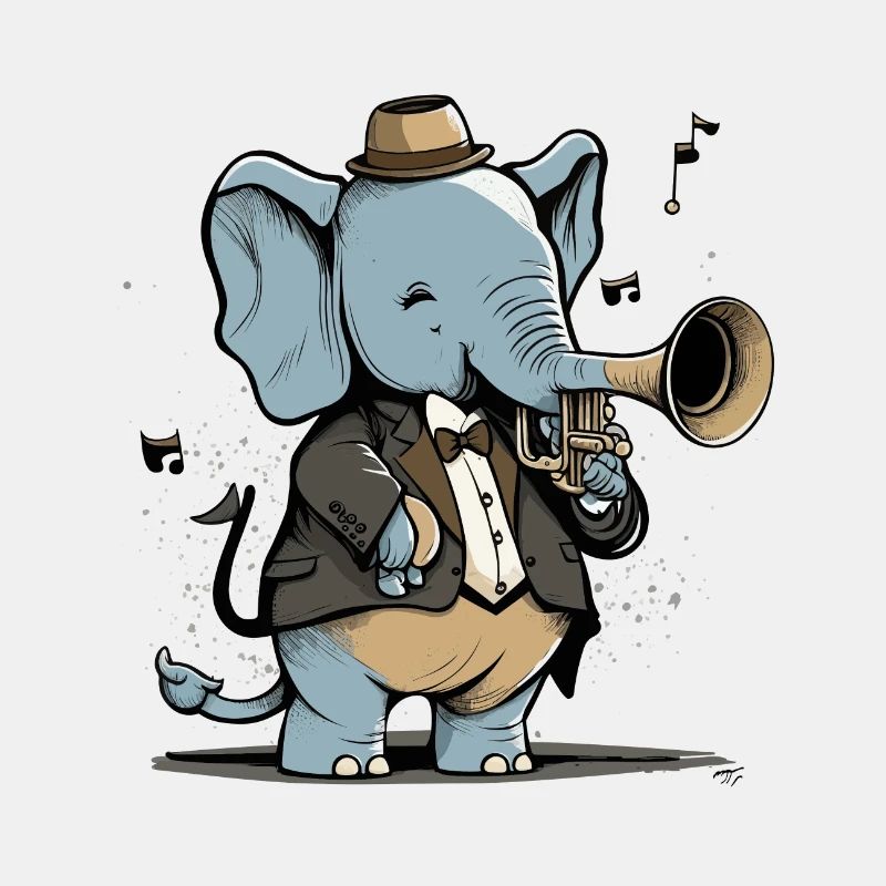 Jazziger Elefant