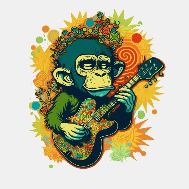 Psychedelischer Groove: Ein Weed Head Monkey rockt die