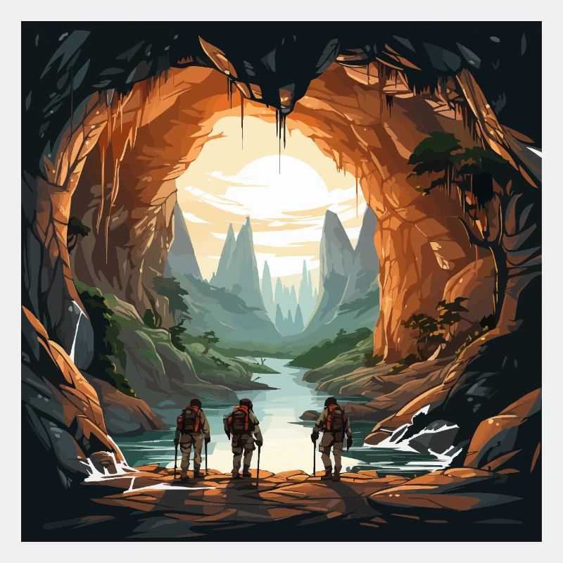 Les explorateurs de grottes