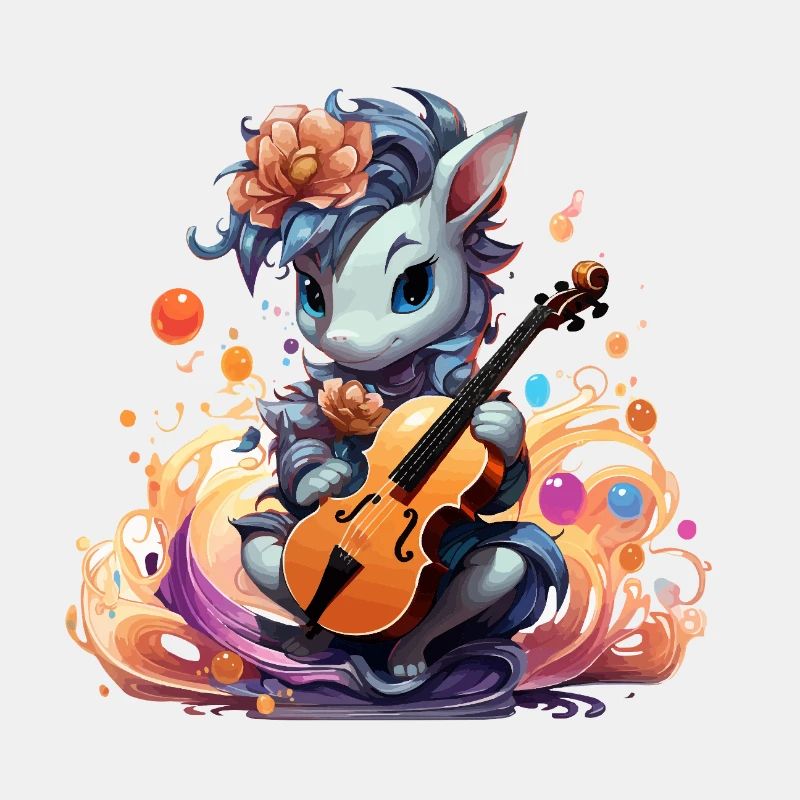Melancholic Strings Einhorn