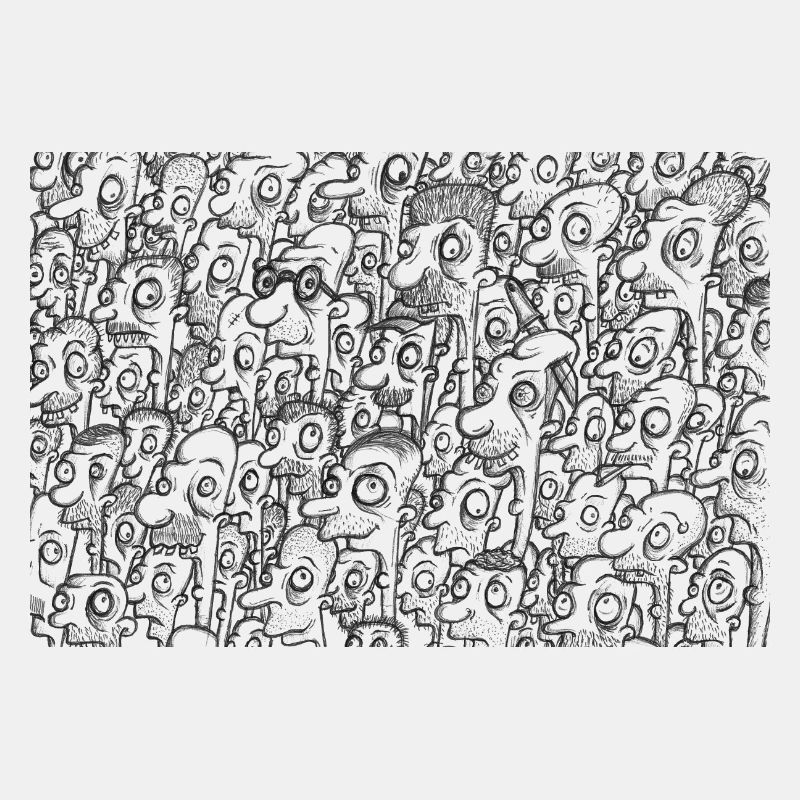 Crazy Heads in back