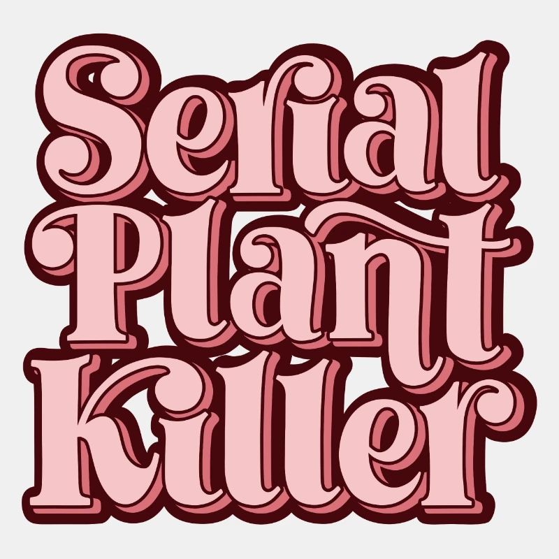 Conception rétro de tueur de plantes en série