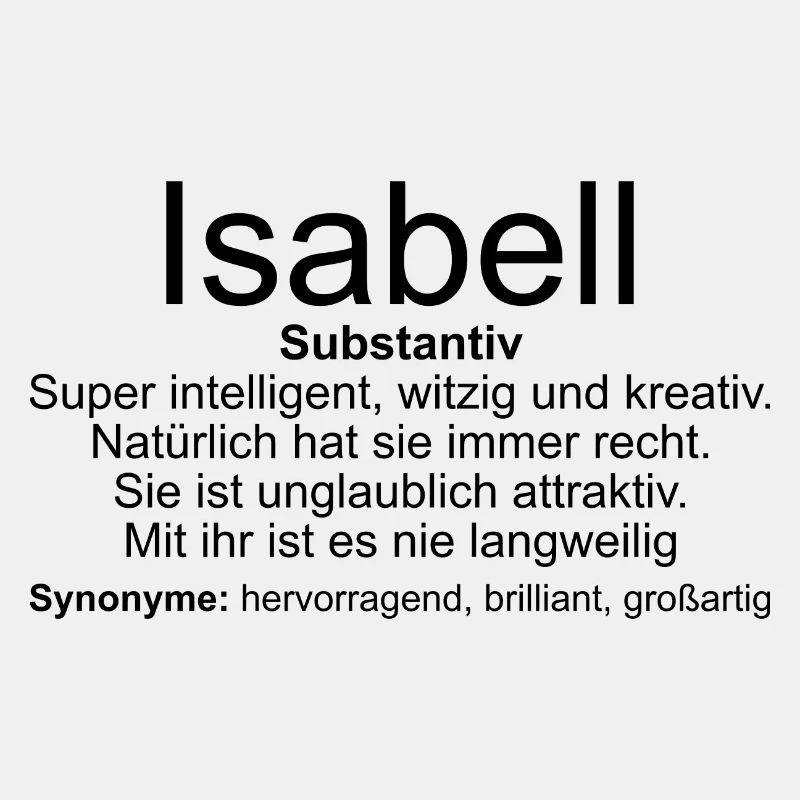 Name Definition Isabell