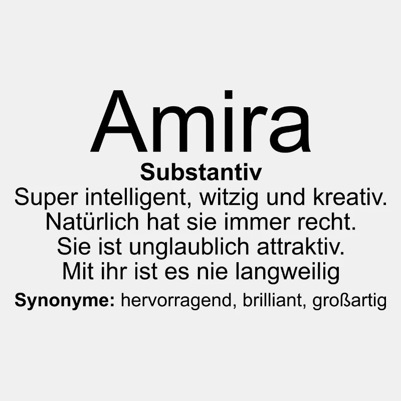 Name Definition Amira