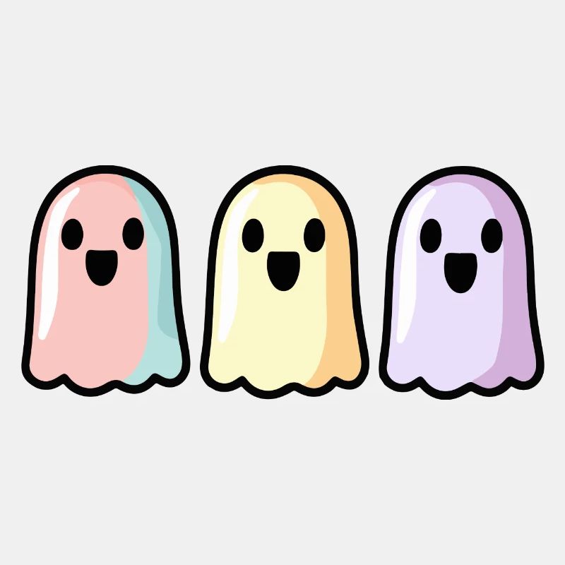 Geister Halloween Bunt