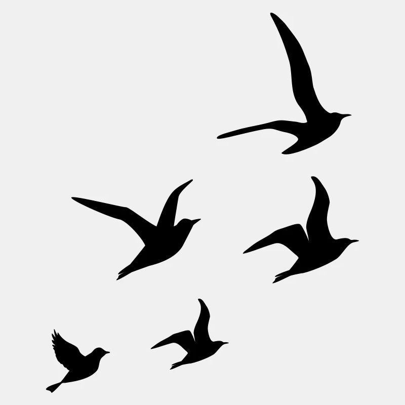 Flying Swallows