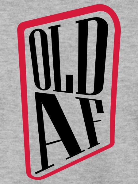 old AF Text Logo