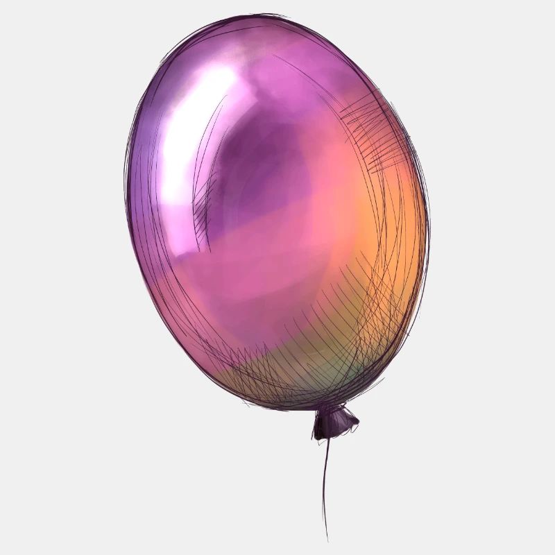 Ein bunter Luftballon