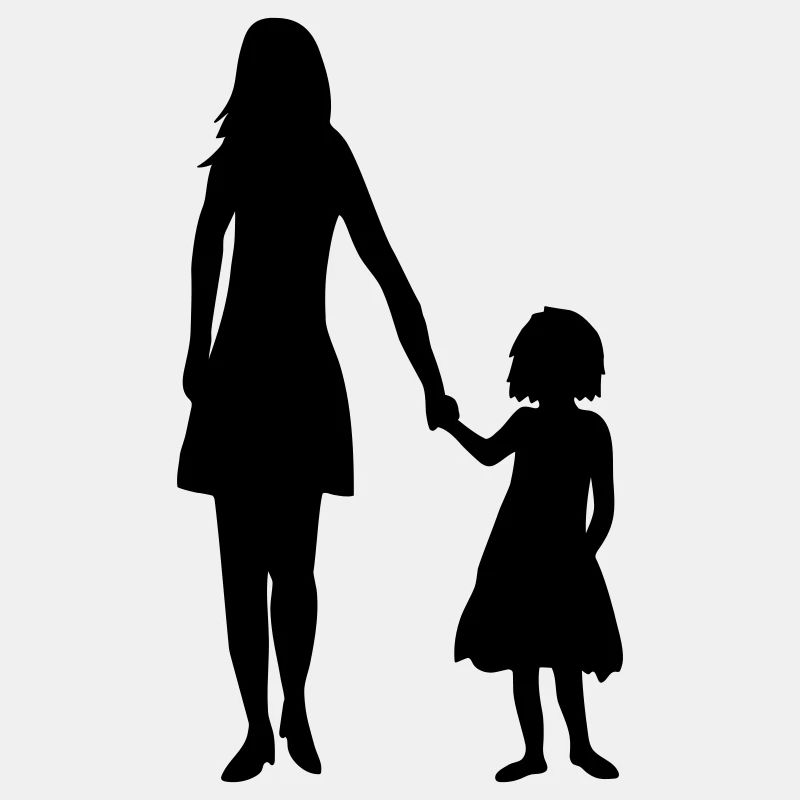 Mädchen Familie Mama