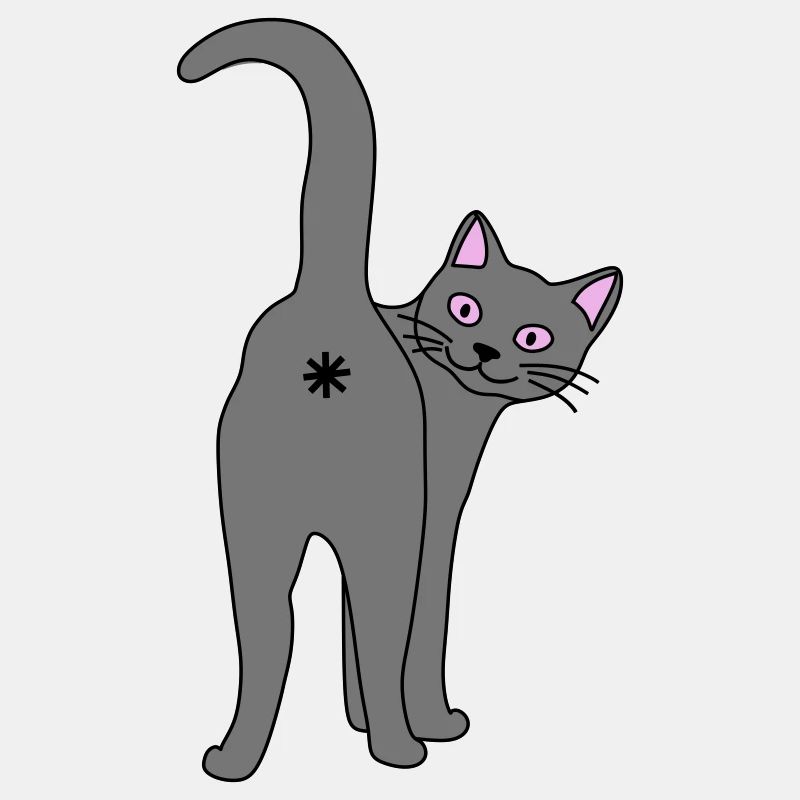 Freche Katze