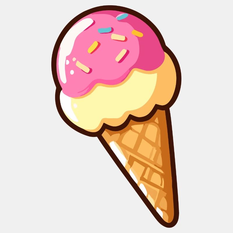 Erdbeer-Vanille-Eis
