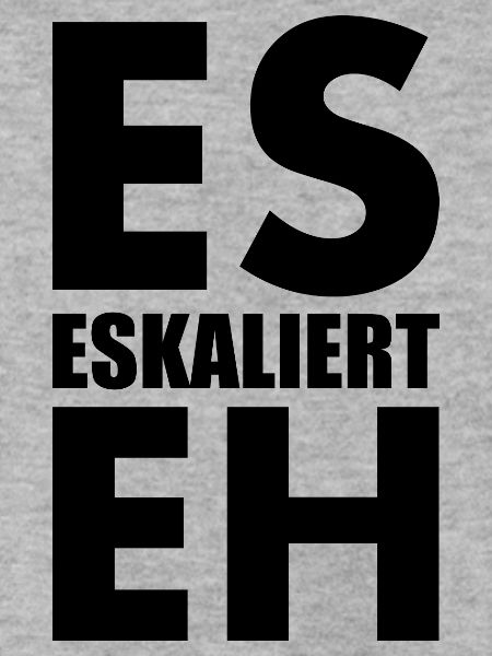 Es eskaliert eh