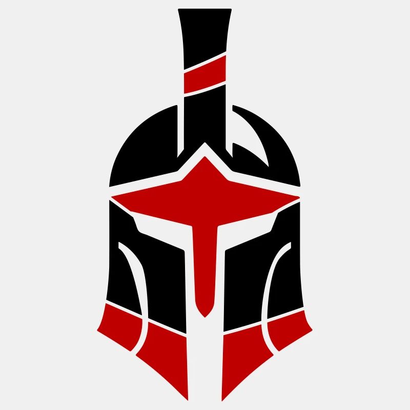 Spartaner Helm Logo Gladiator
