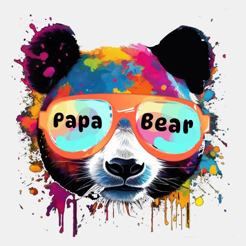 panda,panda ours,ours, graffiti,chignon