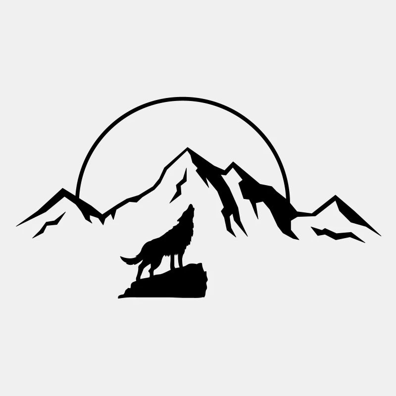 wolf berge natur