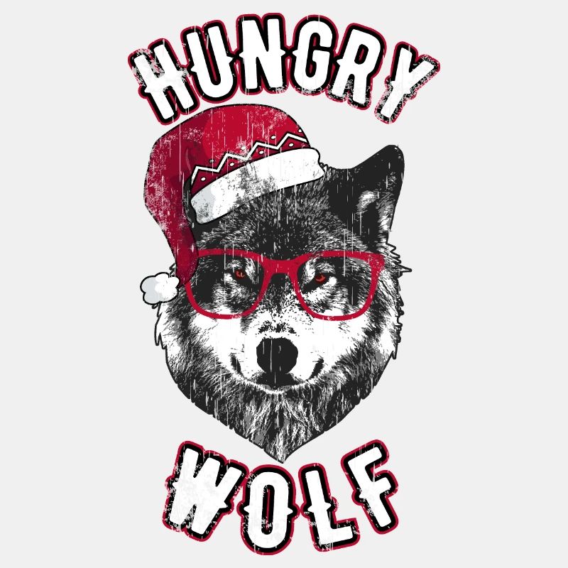 Hungry Wolf – Grumpy Christmas Wolf