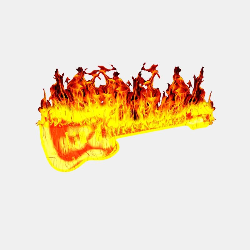 Fire guitar