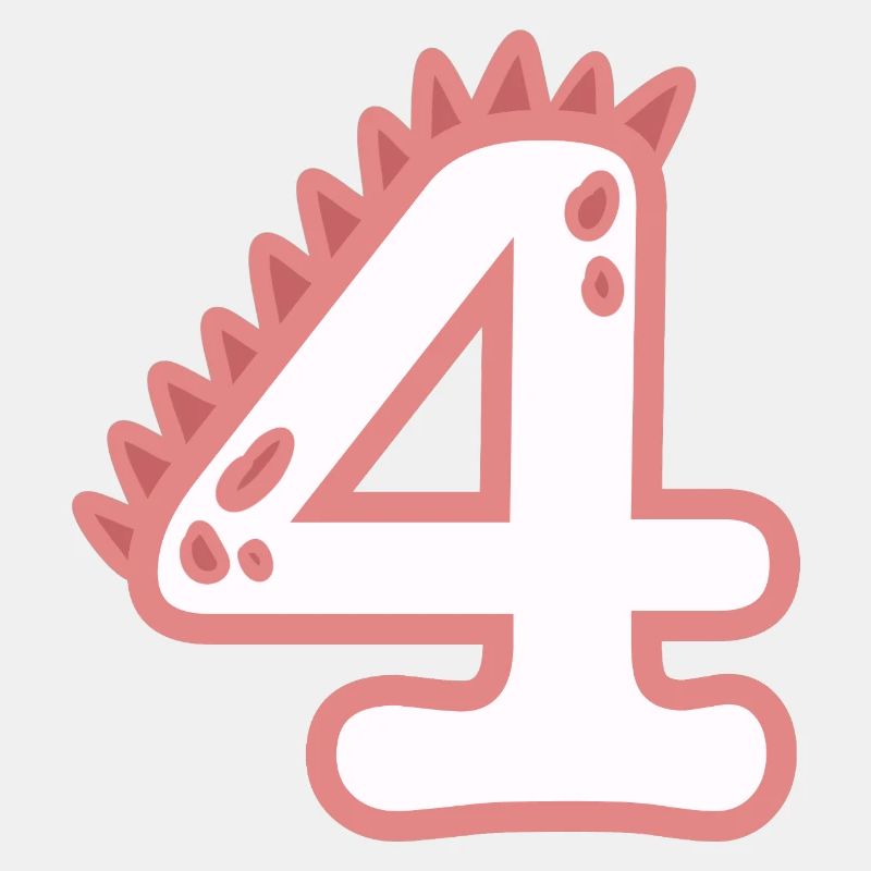 Zahl 4