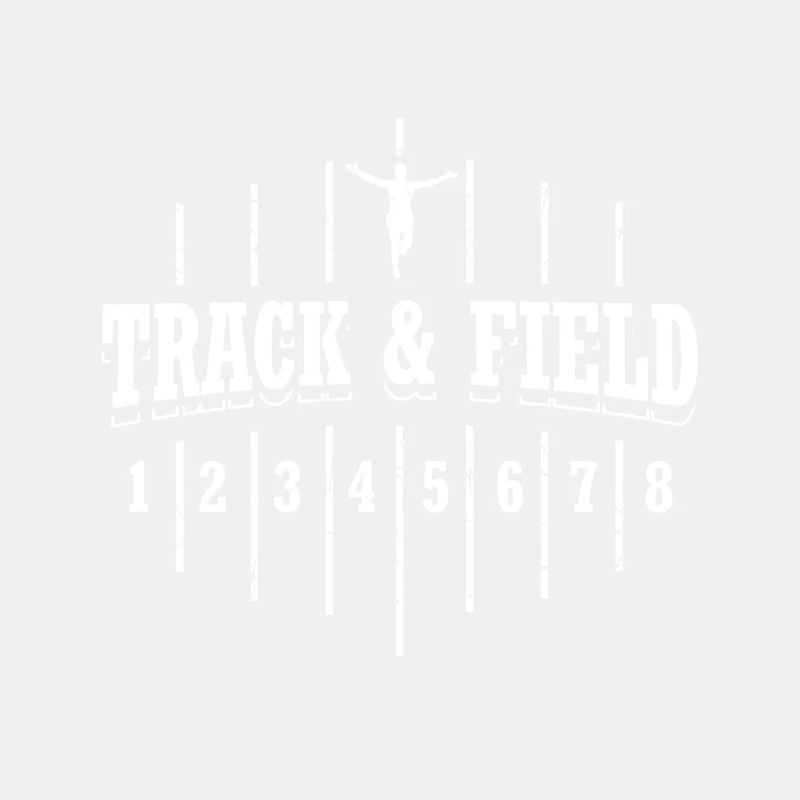 Conception graphique d'athlétisme artistique Running Tr